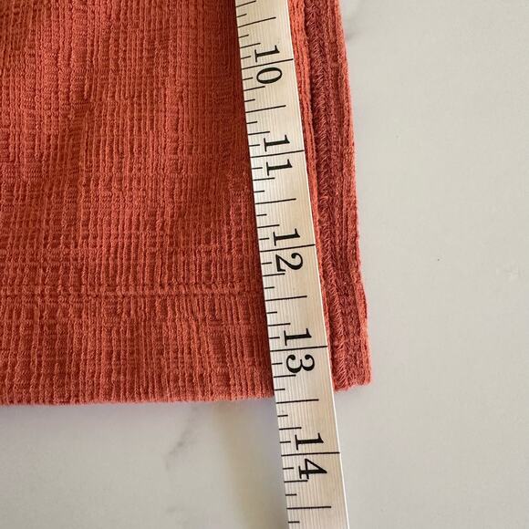 Madewell Burnt Orange Cotton Dress Jumper Size Large - Picture 9 of 15